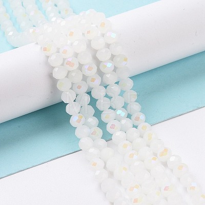 Electroplate Glass Beads Strands EGLA-A044-J6mm-L05-1