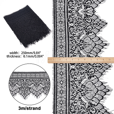 Polyester Lace Trimming DIY-WH0319-67-1
