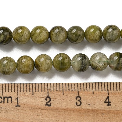 Natural Green Tourmaline Beads Strands G-B099-C05-02-1