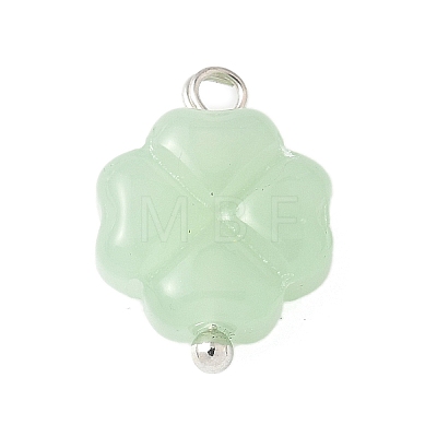 3Pcs 3 Colors Spray Painted Glass Pendants PALLOY-JF03522-01-1