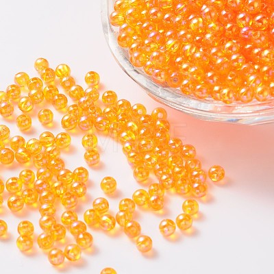 Eco-Friendly Transparent Acrylic Beads PL734-14-1