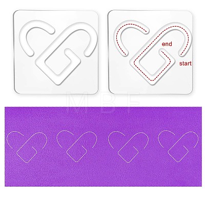 Acrylic Earring Handwork Template TOOL-WH0152-010-1