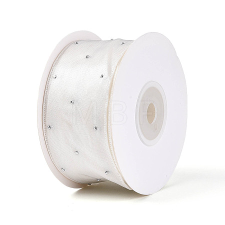 Single Face Printed Polyester & Acrylic Satin Ribbon SRIB-T009-06A-1