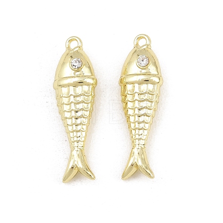 Alloy with Crystal Rhinestone Pendants RB-CBA7AC6-17G-01-1