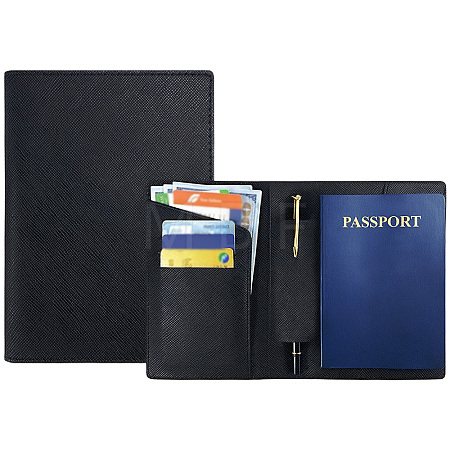 Imitation Leather Passport Cover ABAG-GF0001-52B-1