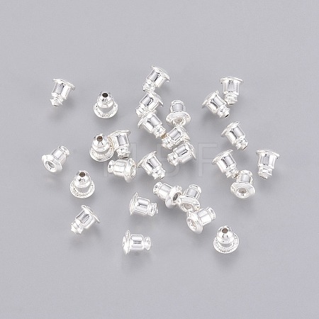 Brass Ear Nuts KK-EC028-NF-1