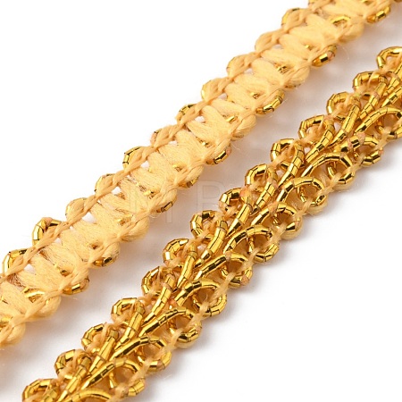 Polyester Braided Lace Trim OCOR-WH0060-45C-1