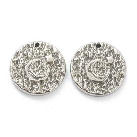 Non-Tarnish 304 Stainless Steel Charms STAS-P279-42P-1