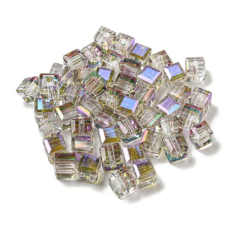 Electroplate Glass Beads EGLA-Z004-04B-06-1