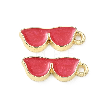 Alloy Enamel Pendants FIND-D044-02G-1