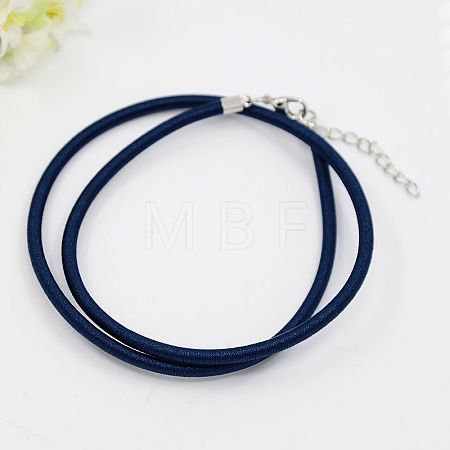 Silk Cord Necklaces Making NFS005-08-1