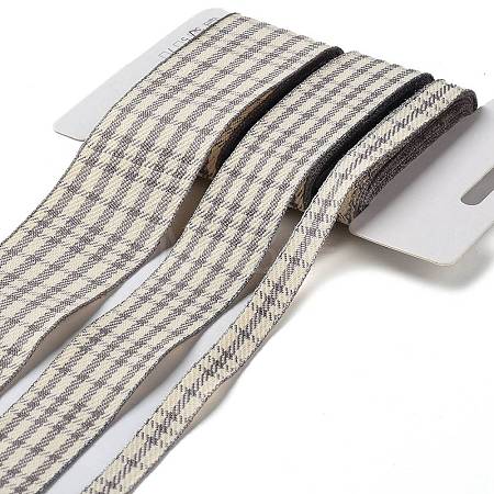 9 Yards 3 Styles Tartan Print Polyester Ribbon SRIB-C002-01B-1