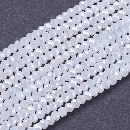 Electroplate Glass Beads Strands LS-GLAA-F076-FR03-1