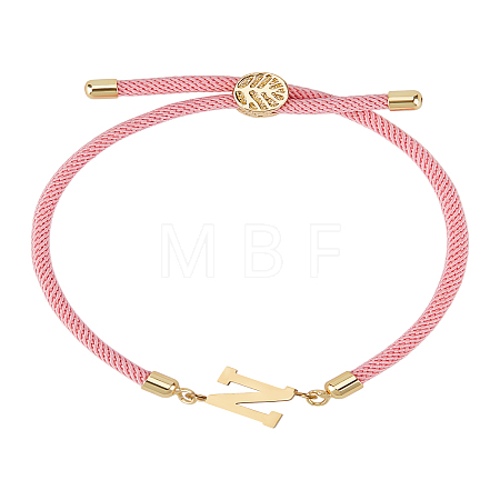 1Pc Adjustable Nylon Cord Slider Bracelets for Women BJEW-LP0001-32N-03-1