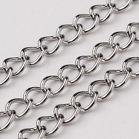 Tarnish Resistant 304 Stainless Steel Twisted Chains Curb Chain CHS-L015-14-1