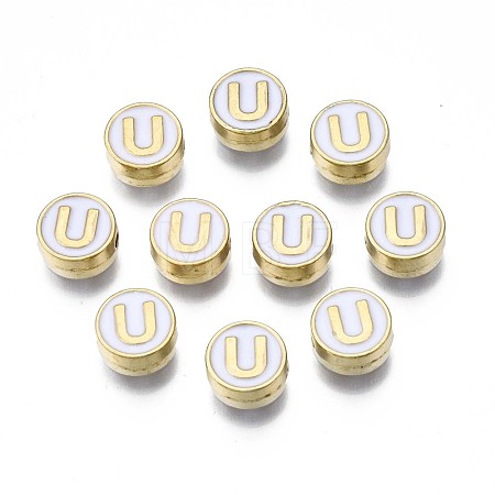 Alloy Enamel Beads ENAM-N052-006-01U-RS-1