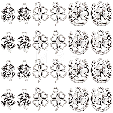 150Pcs 3 Style Tibetan Style Alloy Pendants FIND-SC0003-72-1