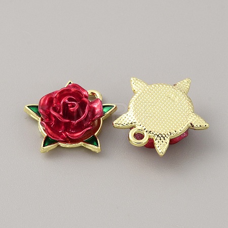 Plastic Pendants FIND-WH0110-443-1