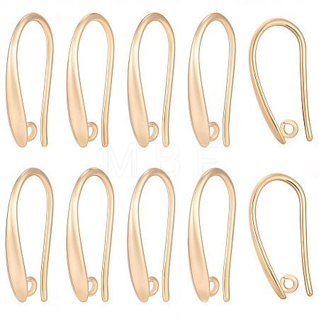 30Pcs Brass Ear Hooks KK-BBC0029-09-1