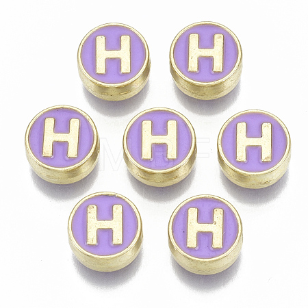 Alloy Enamel Beads X-ENAM-S122-028H-NR-1
