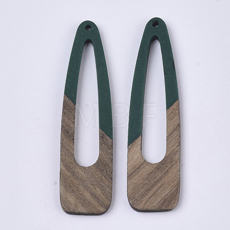 Resin & Wood Big Pendants RESI-S358-99J-1
