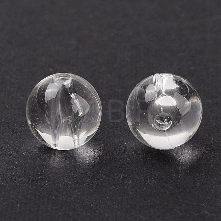 Transparent acrylic beads X-PL526_8MM-1