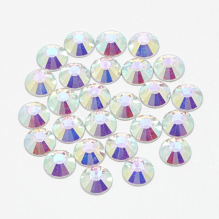 Flat Back Glass Rhinestone Cabochons RGLA-T090-SS40-02-1