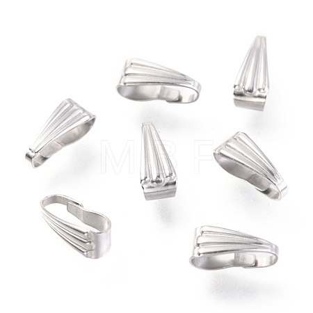 Non-Tarnish 304 Stainless Steel Snap on Bails STAS-F155-27P-1