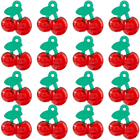 30Pcs Resin Imitation Fruit Pendants CRES-SC0002-94-1