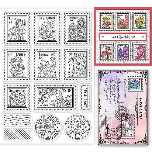 PVC Plastic Stamps DIY-WH0167-57-0379-1