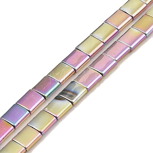 Electroplated Non-magnetic Synthetic Hematite Beads Strands G-G089-B02-13-1