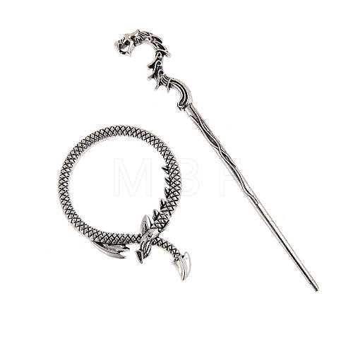 Tibetan Style Alloy Hair Sticks PW-WGCE4EE-01-1