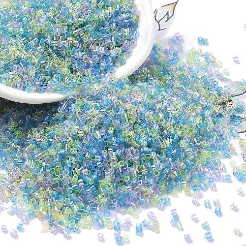 Transparent Colours Glass Seed Beads SEED-H003-01I-1