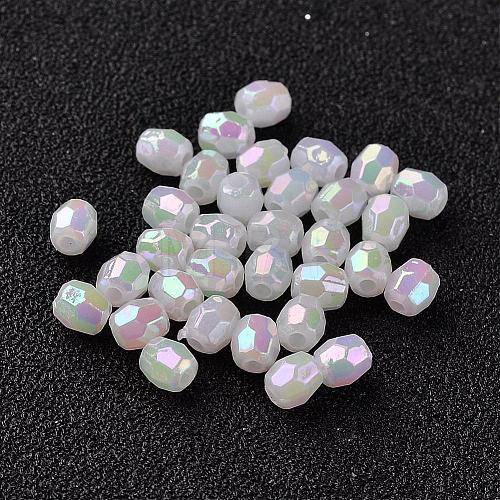 AB Color Plated Eco-Friendly Poly Styrene Acrylic Beads TACR-L003-78-1
