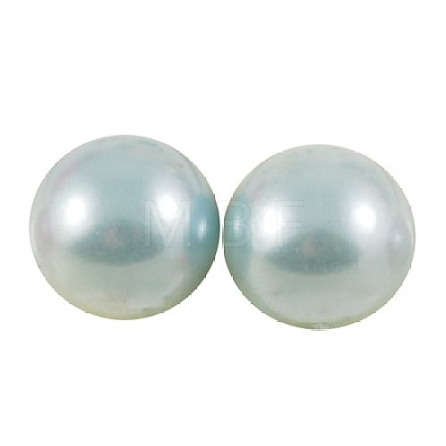 ABS Plastic Imitation Pearl Cabochons SACR-S738-12mm-Z12-1