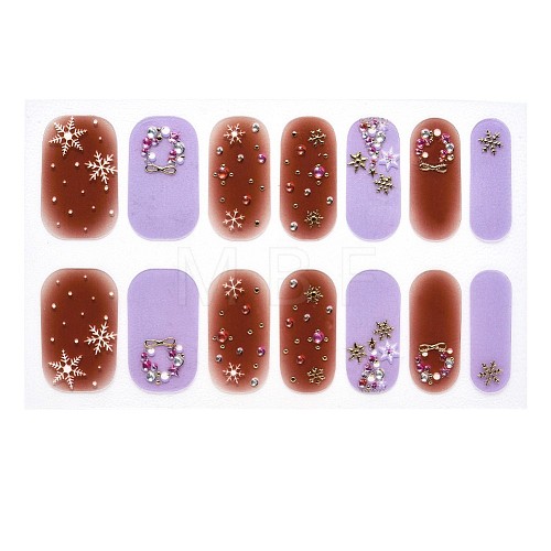 Full Cover Nombre Nail Stickers MRMJ-S060-ZX3254-1