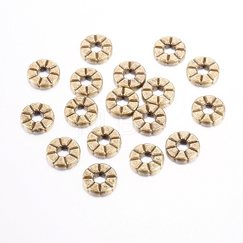 Tibetan Style Alloy Spacer Beads X-MLF10461Y-NF-1