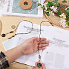 2Pcs Plastic Bead with Zinc Alloy Enamel Charms Bookmarks AJEW-GL0003-52B-3