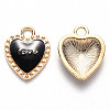 Alloy Enamel Pendants ENAM-S121-038B-1