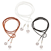 3Pcs 3 Colors Wool Cord Lariat Necklaces Set NJEW-AN0001-27-1