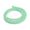 Baking Painted Transparent Glass Beads Strands DGLA-A034-J3mm-B05-3