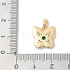 Brass Micro Pave Cubic Zirconia Pendants KK-Q030-01A-G-3