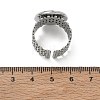 304 Stainless Steel Cuff Ring Components SA-CBA37BC-16E-P-3