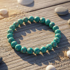 Crackle Synthetic Imperial Stone Round Beaded Stretch Bracelets for Women IQ5974-3
