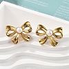 304 Stainless Steel Stud Earrings EJEW-S246-01G-1