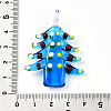 Handmade Lampwork Pendants LAMP-T023-12B-3