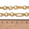 304 Stainless Steel Figaro Chains Necklaces for Women SA-CBA4051-11G-3