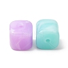 Two-Tone Imitation Gemstone Acrylic Beads AC-CBA7B05-22-2