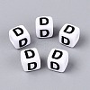 Opaque Acrylic Beads SACR-N020-04A-D-1