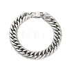 304 Stainless Steel Cuban Link Chain Bracelets for Men BJEW-B093-03P-1